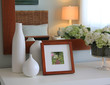 Contemporary bedroom display.