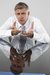 Stressed businessman