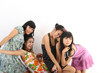 cheerful group