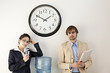 Businesspersons at Water Cooler