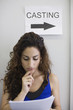Female Actor at Casting Call