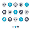 Matte Circle Icons - Audio Soft