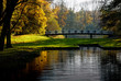Amsterdamse Bos Bridge in Evening Glow Amsterdamse Bos Bridge in Evening Glow