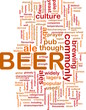 Beer beverage background concept
