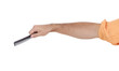 Männerhand mit Kamm Männerhand mit Kamm