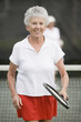 Senior tennis player