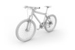 Mountainbike - isolated on white Mountainbike - isolated on white