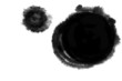 Grunge circle inkblot