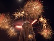 Fireworks on TV tower