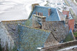mont saint michel, le village mont saint michel, le village