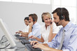 Young people at work