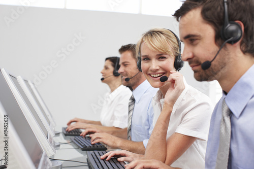 Photo: Attractive sales people Attractive sales people