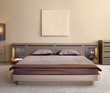 Beautiful and modern bedroom interior design.