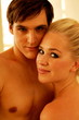 Heterosexual lovers in intimate portrait