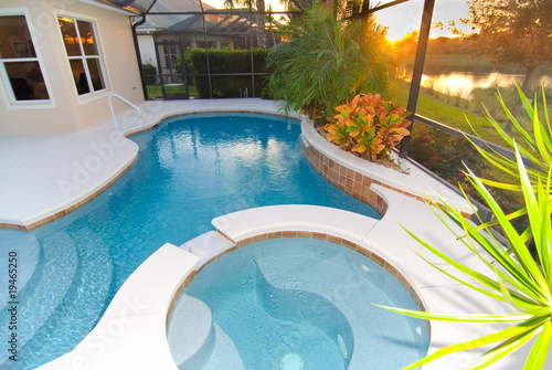 Modern pool