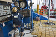Photo: Driller working on a land drilling rig in Asia Driller working on a land drilling rig in Asia
