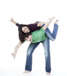 jeune couple jeu rire voler jeune couple jeu rire voler