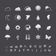 Gray Deluxe Icons - Weather and climate Gray Deluxe Icons - Weather and climate