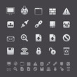 Gray Deluxe Icons - Web and Internet Set Gray Deluxe Icons - Web and Internet Set