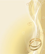 Beautiful Wedding rings Background