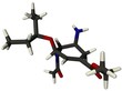 Tamiflu molecule cones (Oseltamivir)