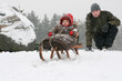 Baby sledding