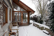 Wintergarten mit Zugang zur Terasse