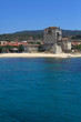 Phospfori tower in Ouranopolis, Athos Peninsula, Mount Athos Phospfori tower in Ouranopolis, Athos Peninsula, Mount Athos