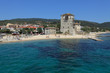 Phospfori tower in Ouranopolis, Athos Peninsula, Mount Athos Phospfori tower in Ouranopolis, Athos Peninsula, Mount Athos