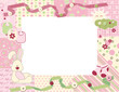 Child photo framework. Vector