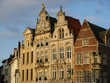 Façades anciennes à la Grand-Place de Lierre