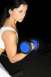 Photo: girl is working out girl is working out