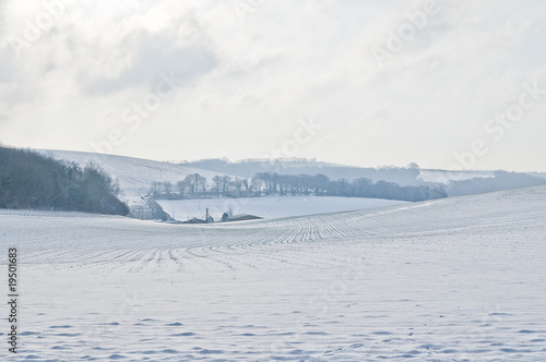 Photo: Winter farmland Winter farmland