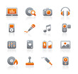 Graphite Icons  //  Media & Entertainment