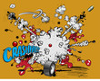 Comic book explosion - crash
