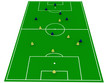 soccer pitch with players