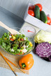 cooking vegetables food