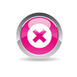 Button close - Bouton fermer, croix, icone Button close - Bouton fermer, croix, icone