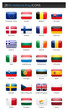 28 EU Countries National Flag - Rectangle Icons 28 EU Countries National Flag - Rectangle Icons