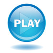PLAY Web Button (Video Watch View Media Film Clip Live See Now)