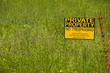 Private Property Sign. Private Property Sign.