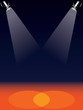 spotlights vector
