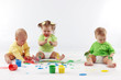 Babies painting