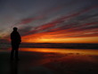 femme sur la plage et couché de soleil à lacanau oçéan 311209331 femme sur la plage et couché de soleil à lacanau oçéan 311209331