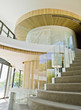 Staircase and entryway of modern home