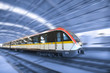 train motion blur