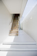 Staircase and entryway of modern home