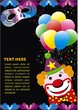 Carnival vector design on black bacground