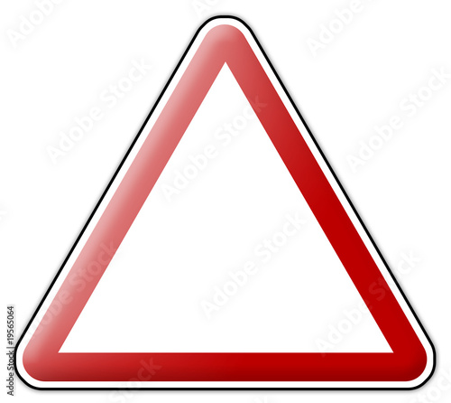 warning sign template