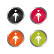 Icone personnage / contact homme man